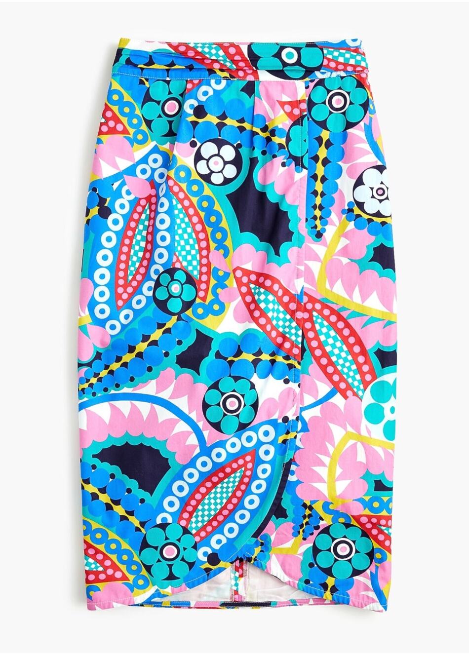 J. CREW NWT L7939 Tie-back tulip skirt in Ratti® kaleidoscope floral // 4